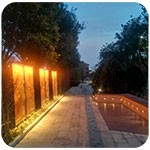 公園雕塑景觀(guān)亮化怎樣做？——洗墻燈如何安裝固定？