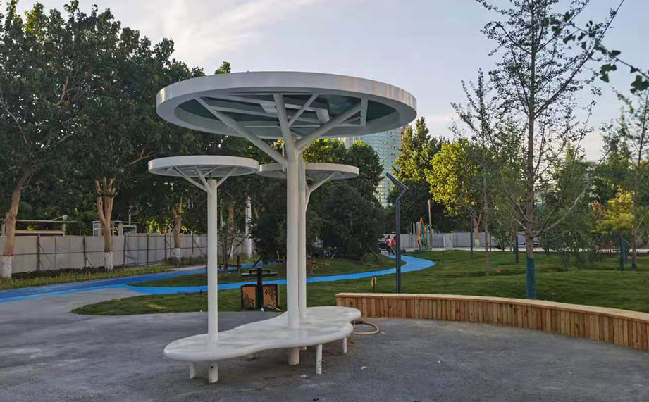 景觀燈，口袋公園